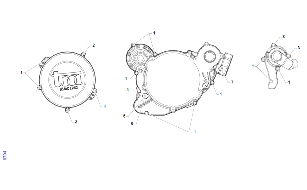 VIS COUVERCLE MOTEUR