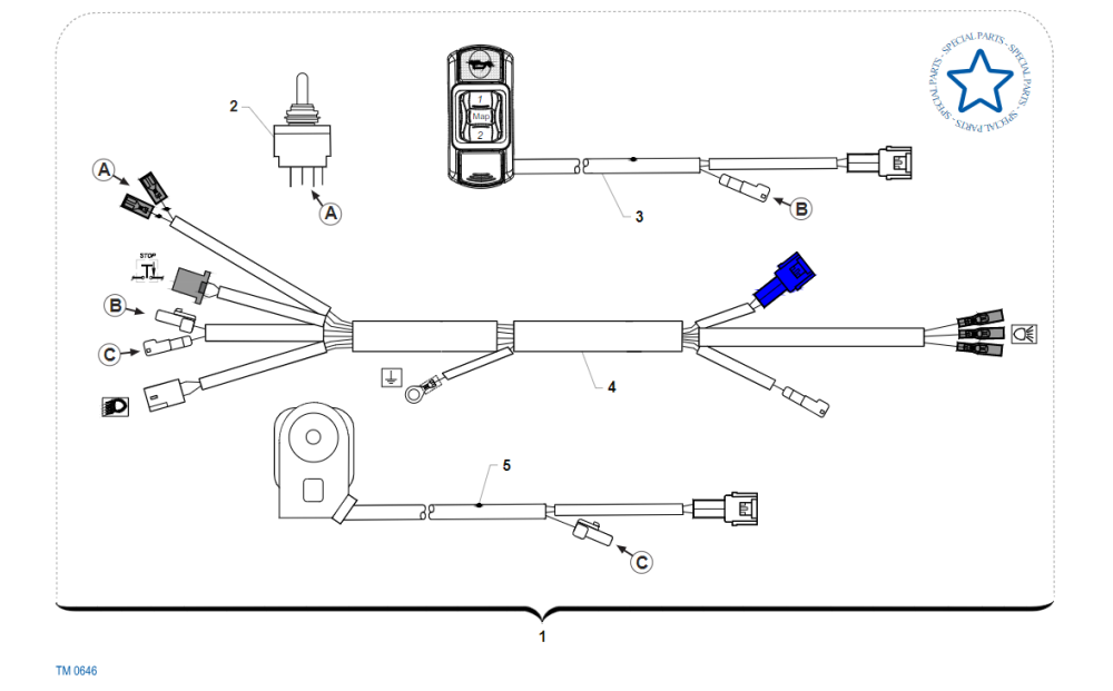 FAISCEAU ELECTRIQUE SIMPLIFIE