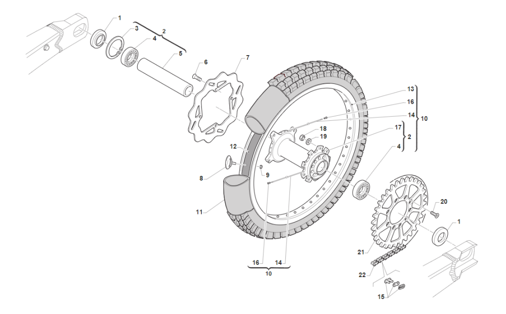 ROUE ARRIERE