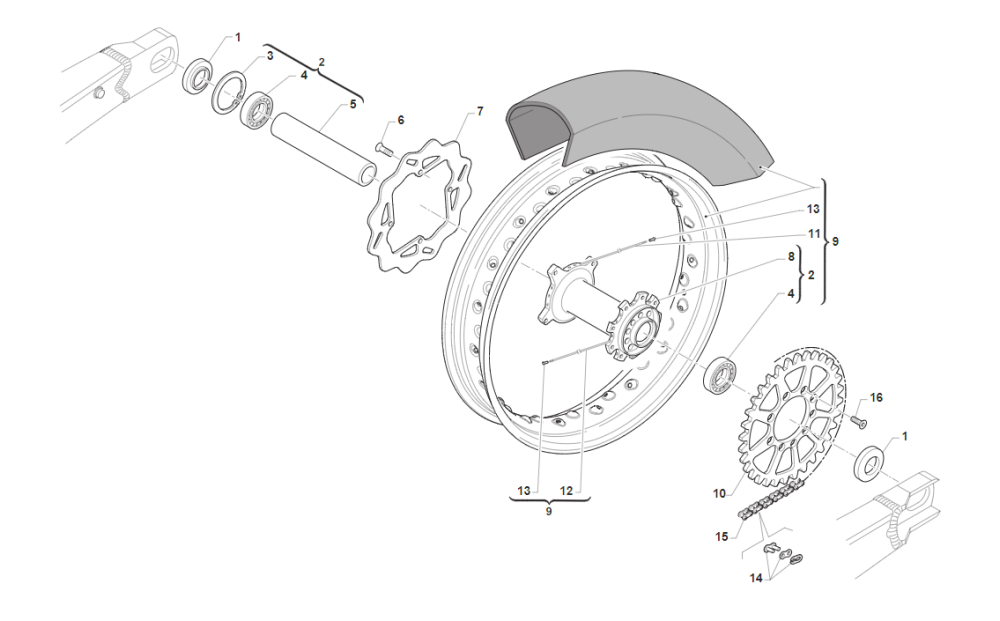 ROUE ARRIERE