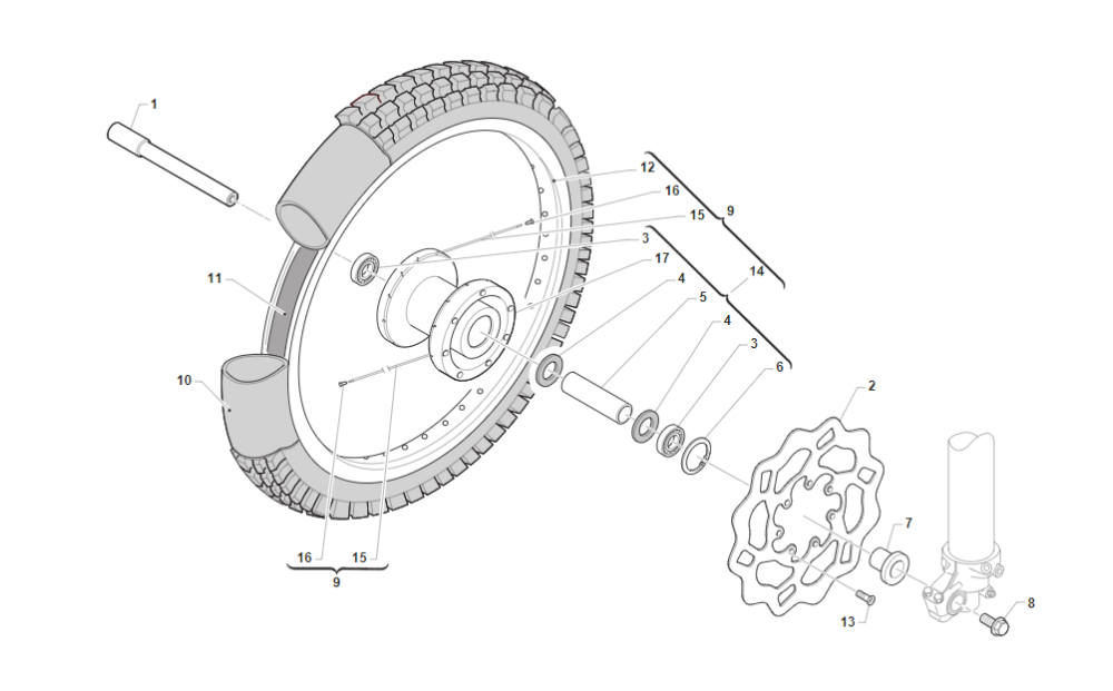 ROUE AVANT