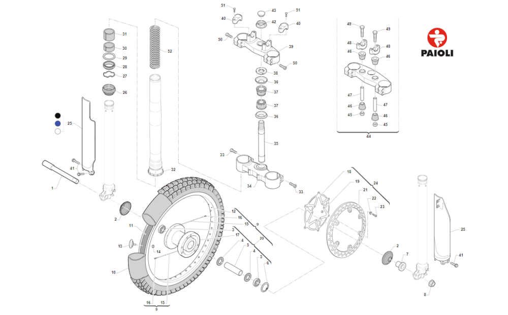 FOURCHE PAIOLI ROUE AV